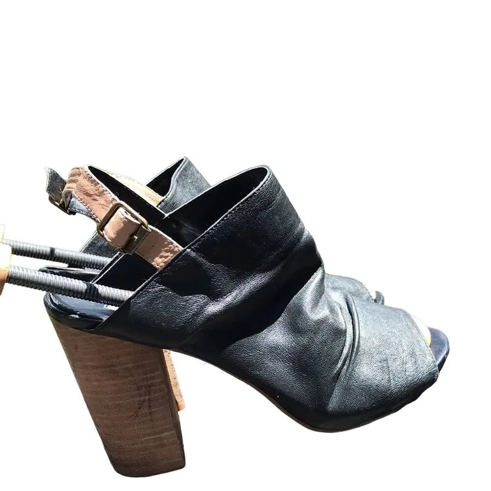 Steven by Steve Madden Saliem Slingback Block Heel Sandals Women's Size 9B